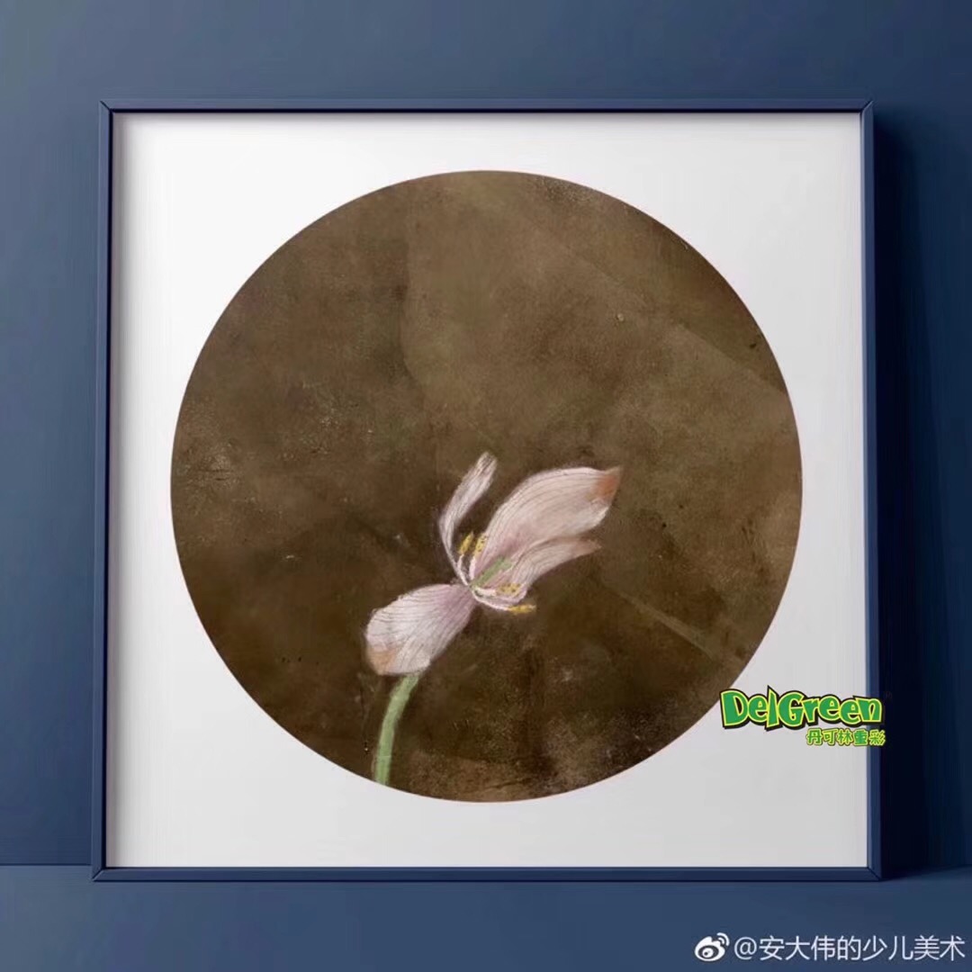 重彩油画棒作品__花（8）